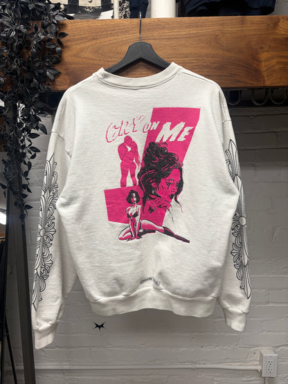 Chrome Hearts x Deadly Dolls ‘Cry on Me’ Crewneck Sweatshirt