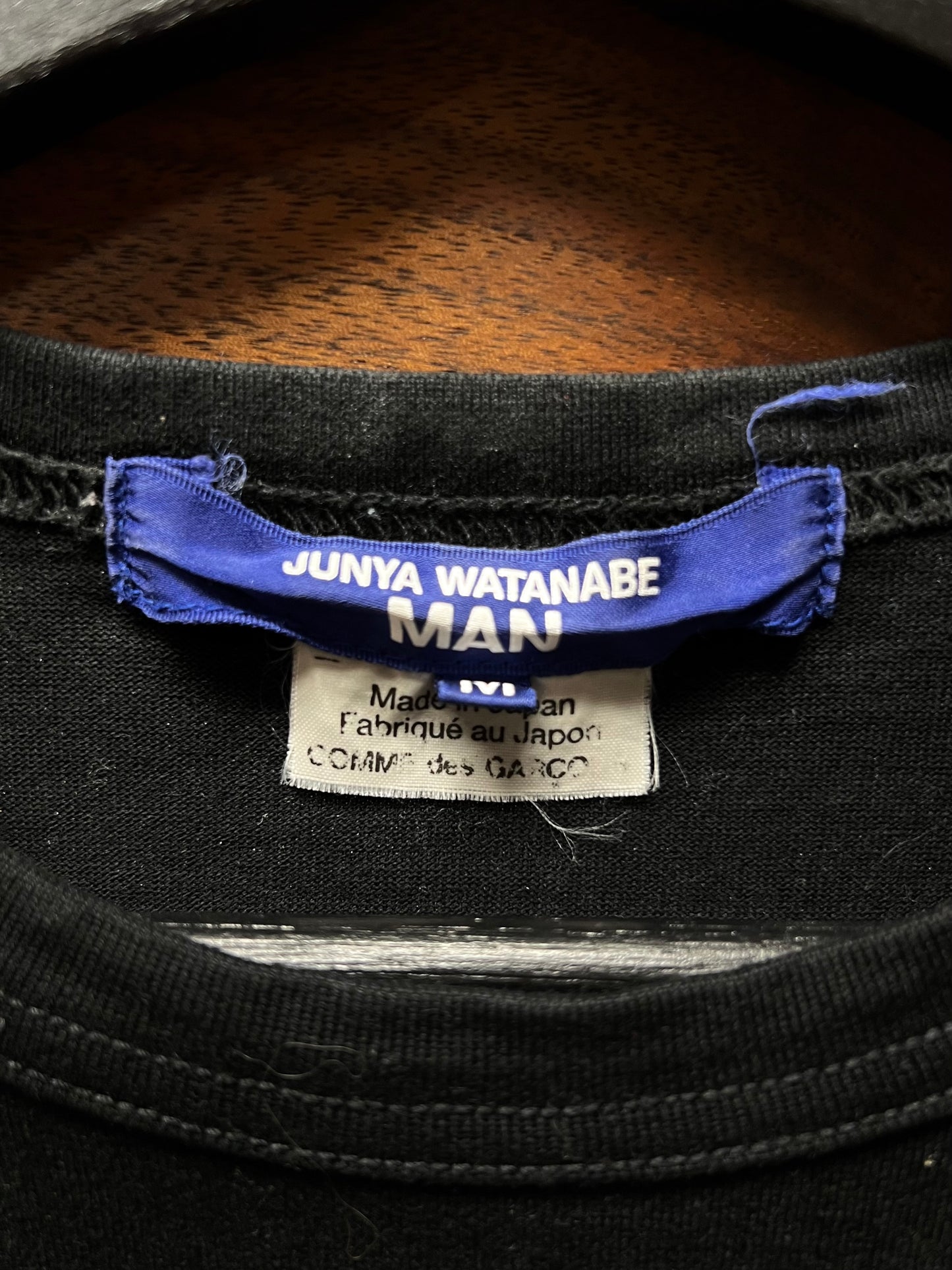 2023 Junya Watanabe Plain Black T-Shirt