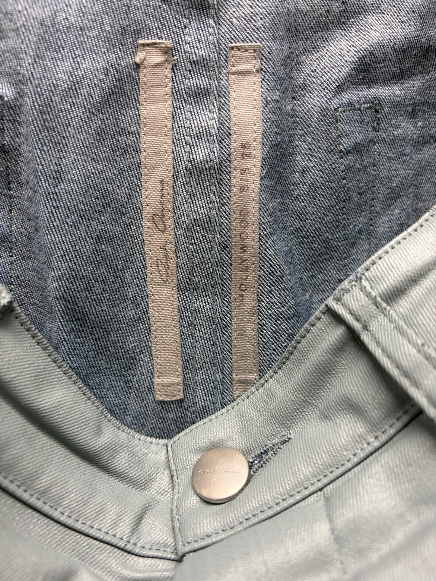 SS2025 Rick Owens ‘Hollywood’ Geth Cut Mouthwash Wide Leg Denim