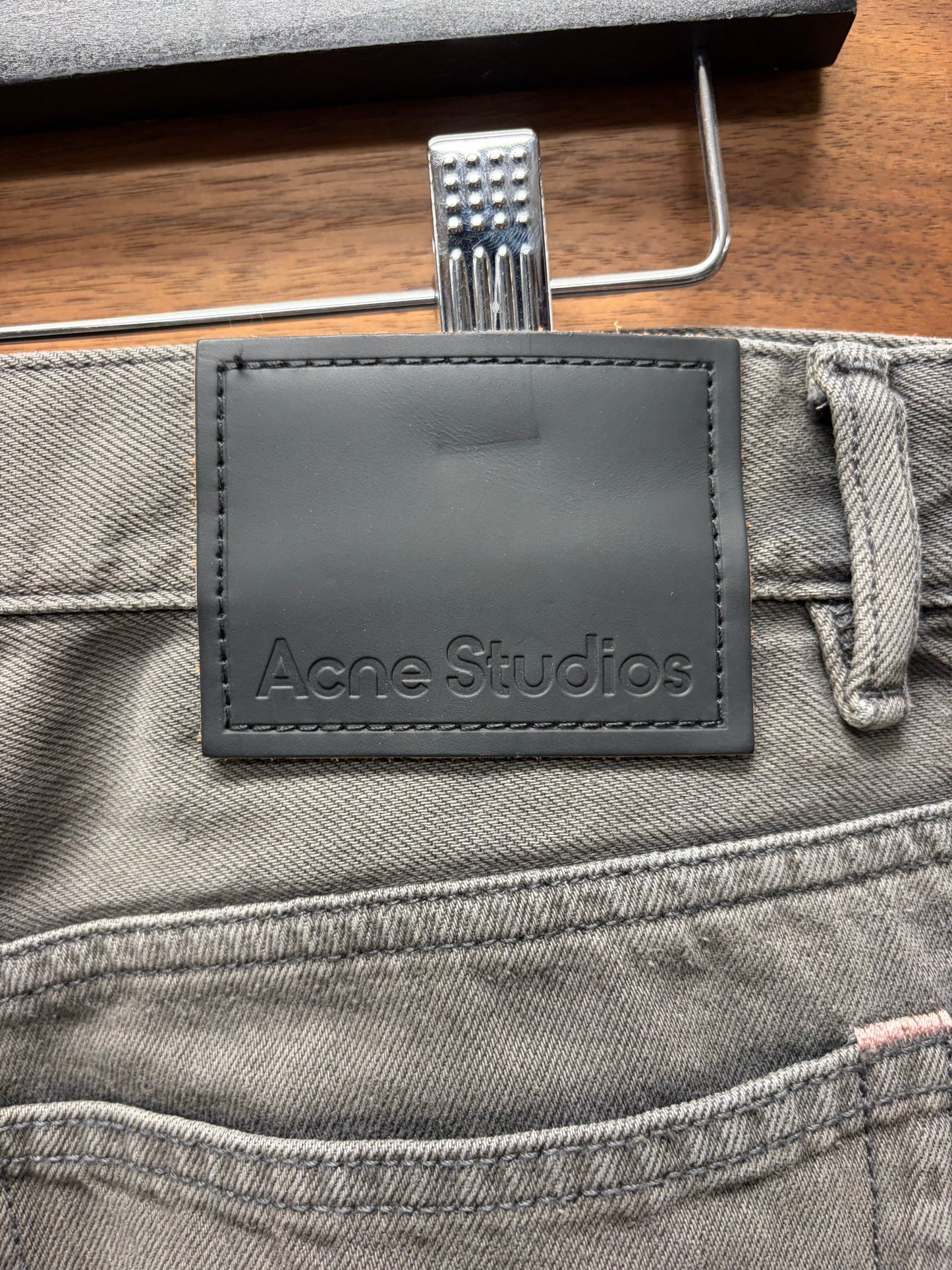 Acne Studios ‘2021’ Grey Wide Leg Denim