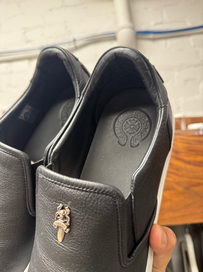 Chrome Hearts ‘Dagger’ Slip-On Leather Low Top Sneakers