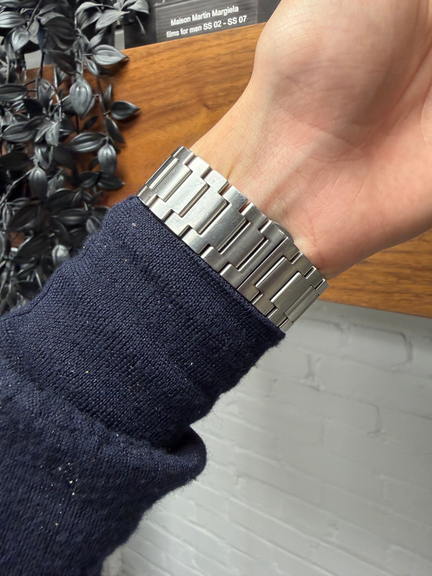 Issey Miyake by Seiko ‘W-Mini’ Silver Analog Watch