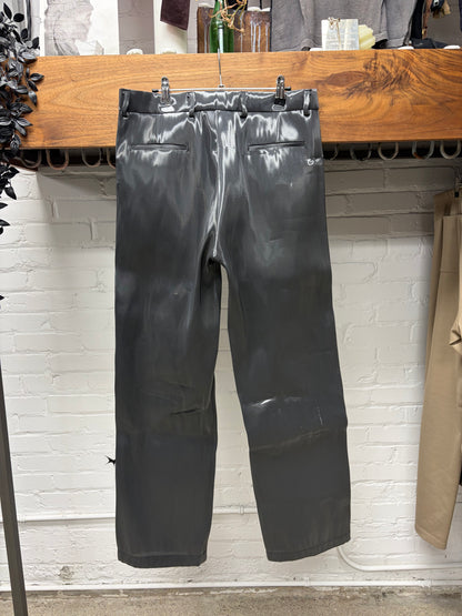 Heliot Emil ‘Liquid Metal’ Silver Pants