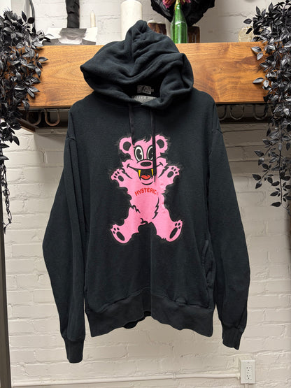Hysteric Glamour ‘Bear Logo’ Black Pullover Hoodie