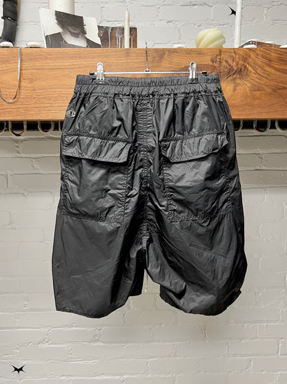 Rick Owens x Champion Black Drawstring Shorts