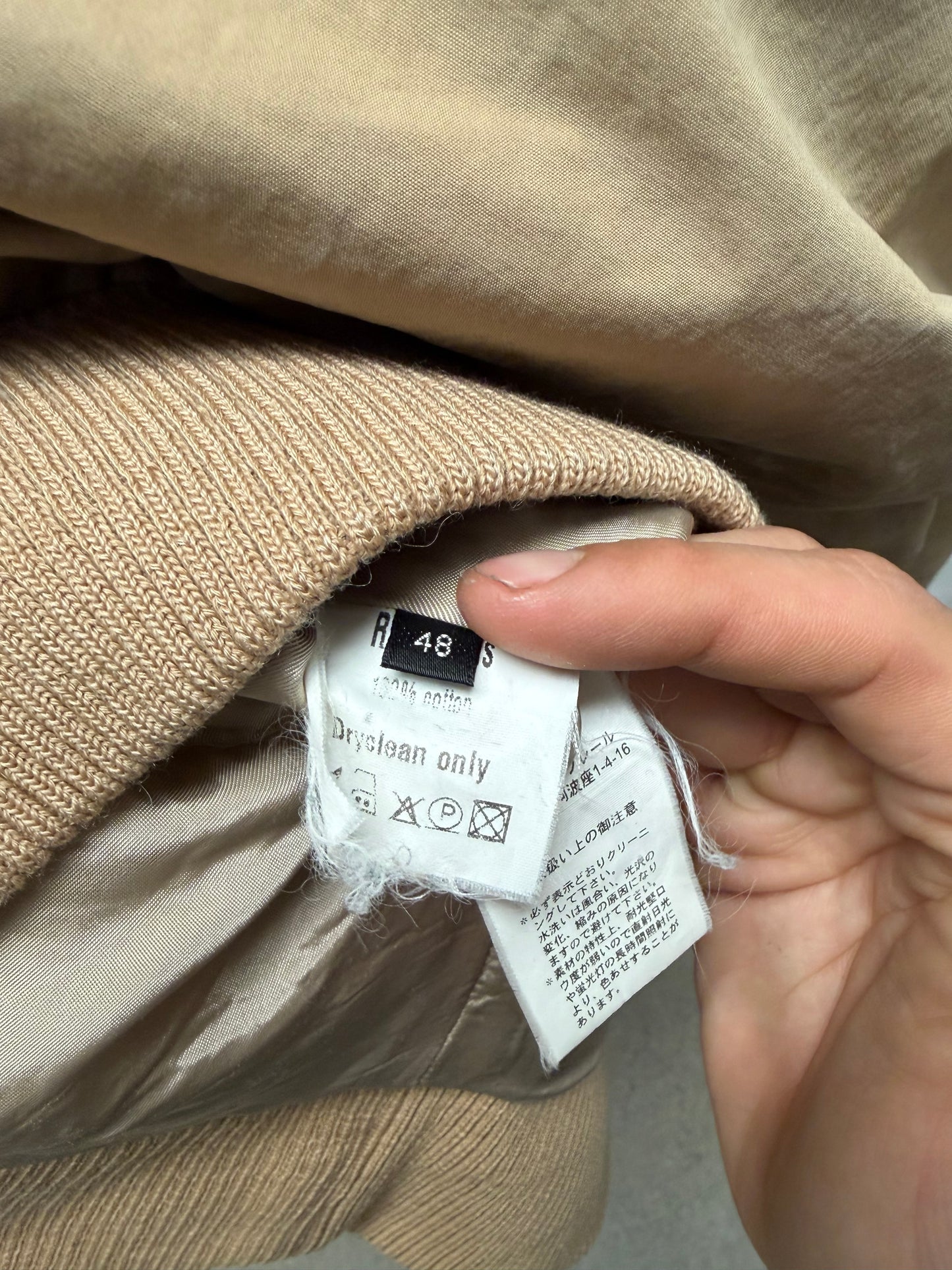 AW2005 Raf Simons ‘History of my World’ Down Filled Cargo Puffer Jacket