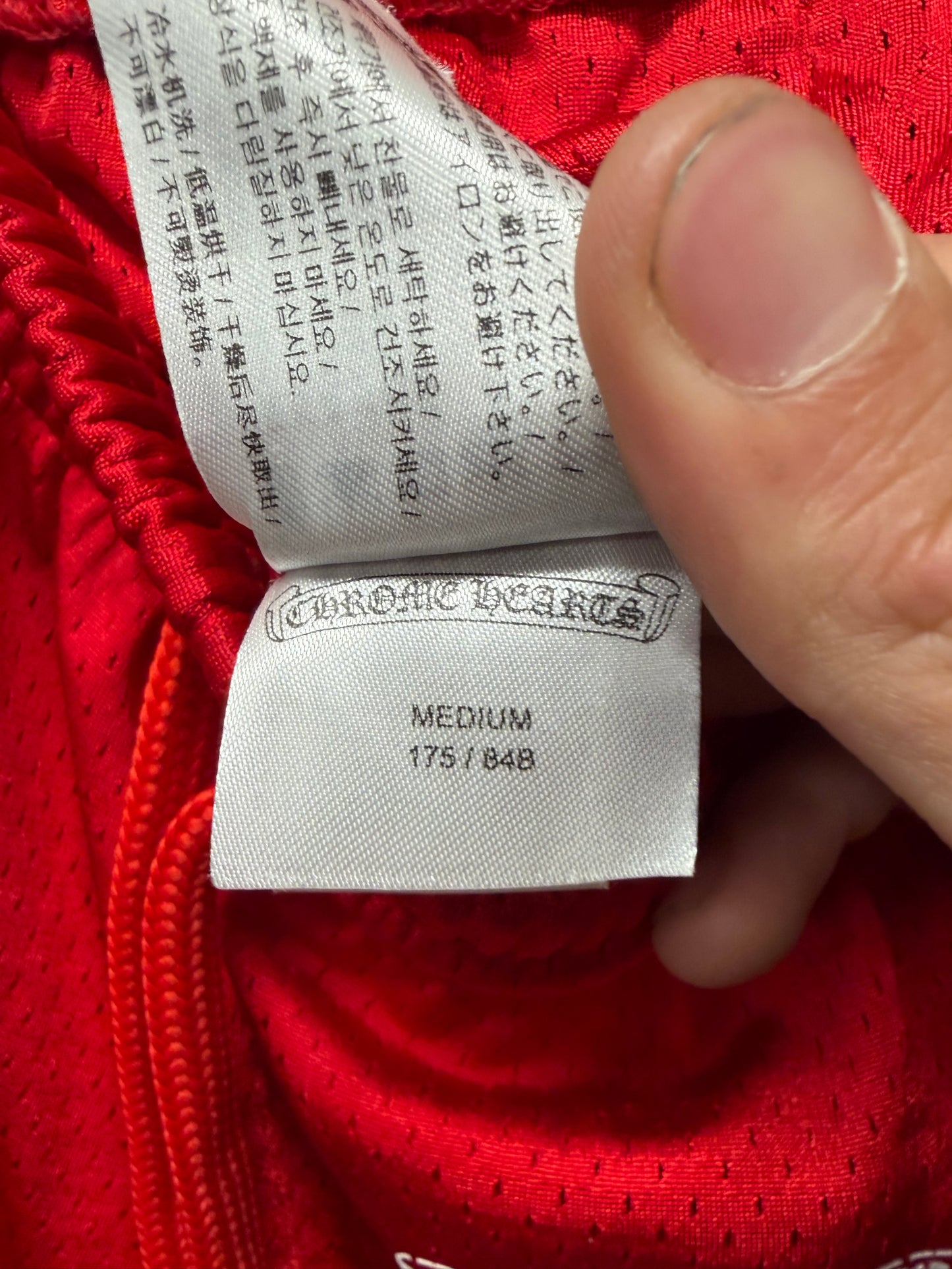 Chrome Hearts x Matty Boy ‘99 Form’ Red Mesh Track Pants