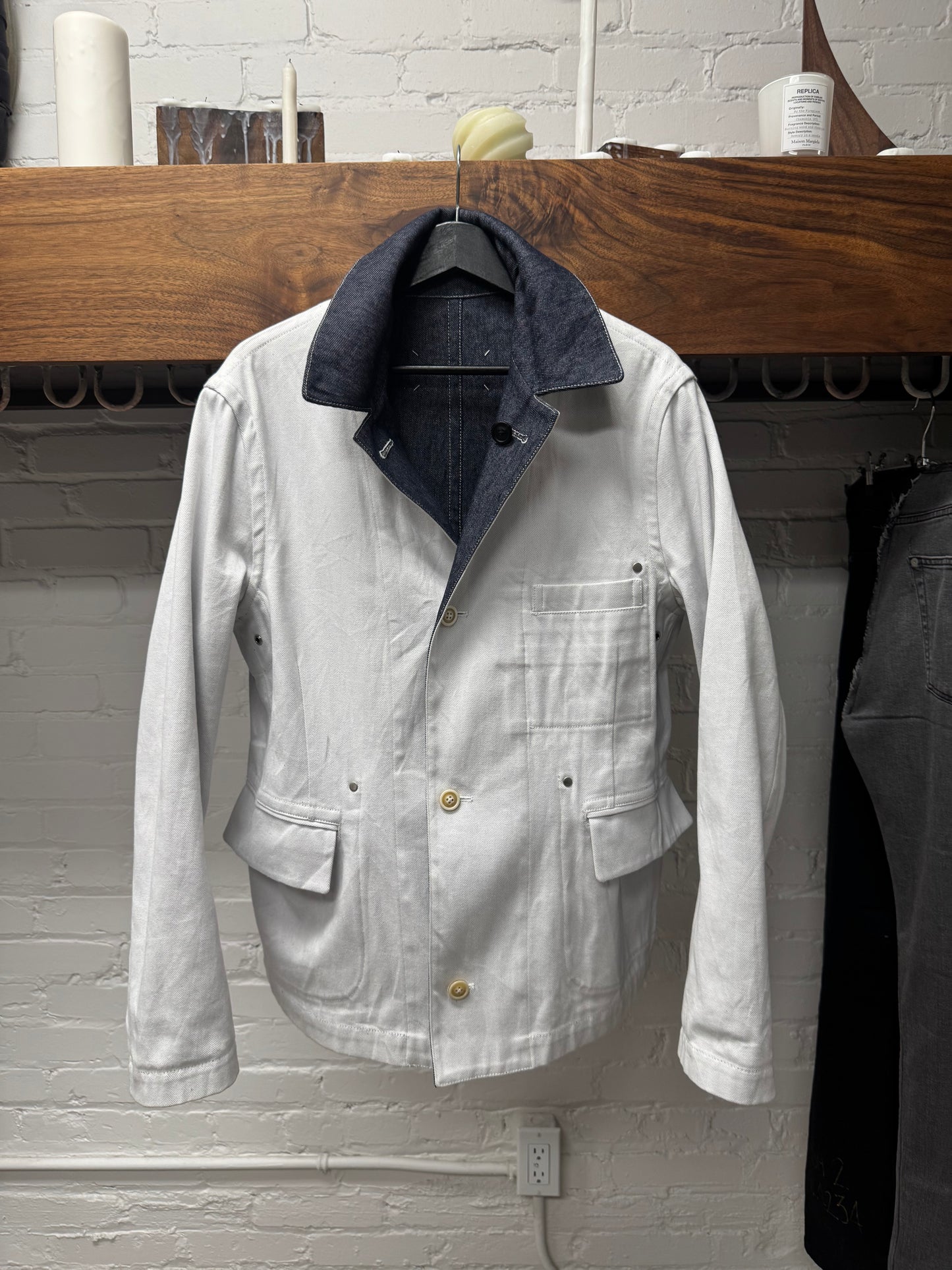 SS2018 Maison Margiela Reversible Denim Chore Coat