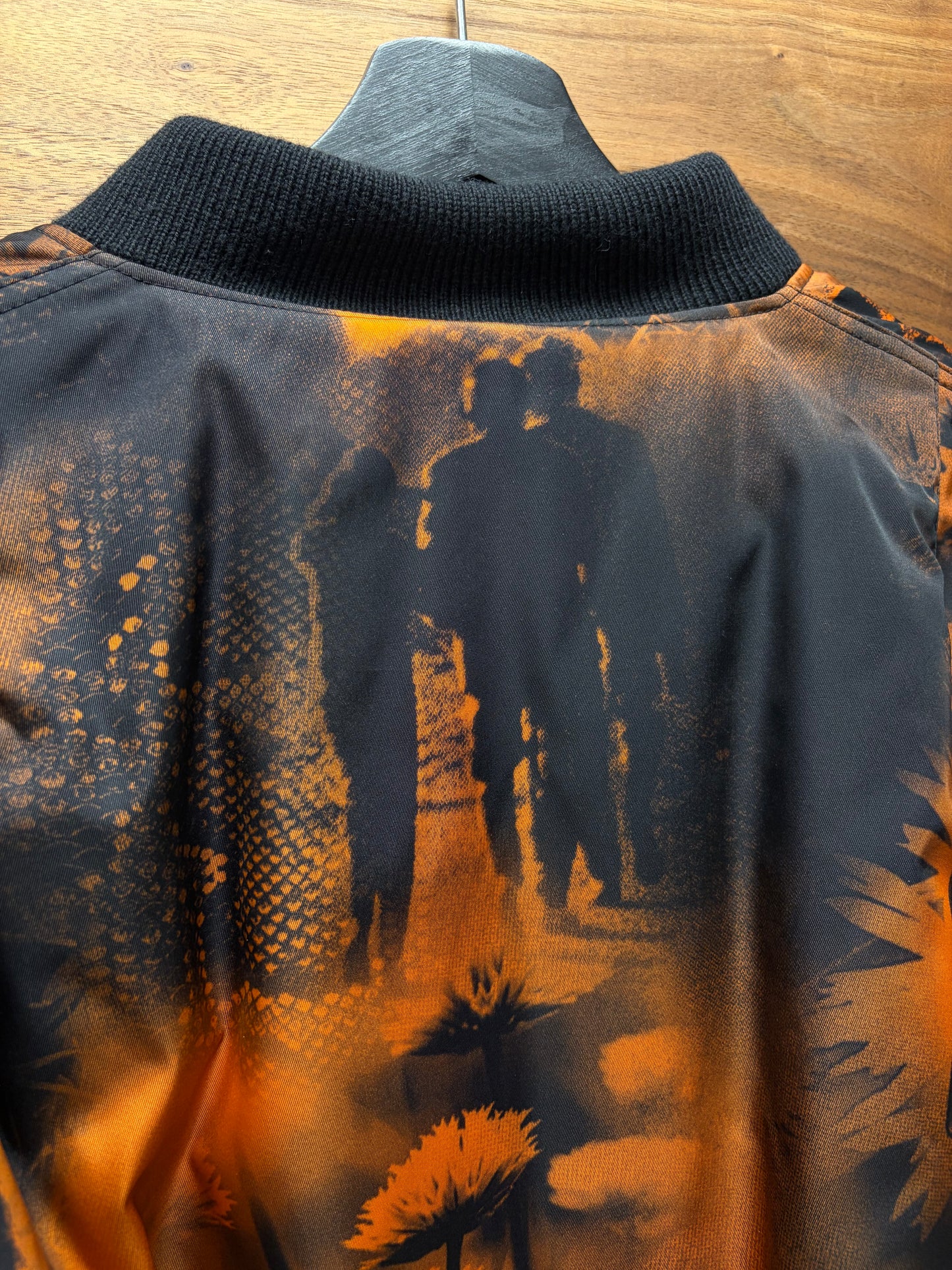 2022 Prada by Raf Simons Re-Nylon ‘Body of Work’ MA-1 Oversized Bomber Jacket