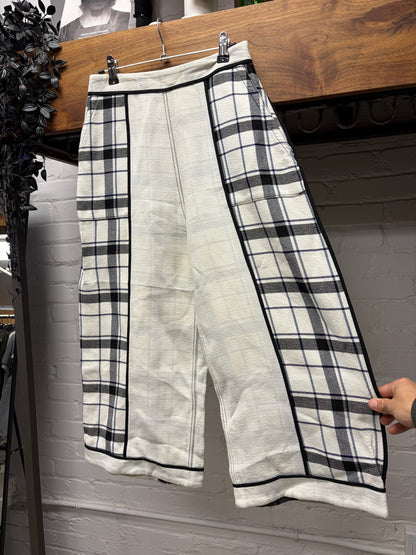 SS2016 Acne Studios ‘Odette Frosted’ Plaid 3/4 Length Sweatpants