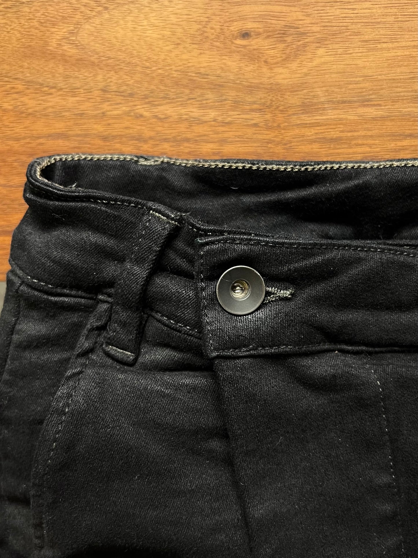 AW2016 Rick Owens ‘Mastadon’ Matte Black DRKSHDW Skirted Denim