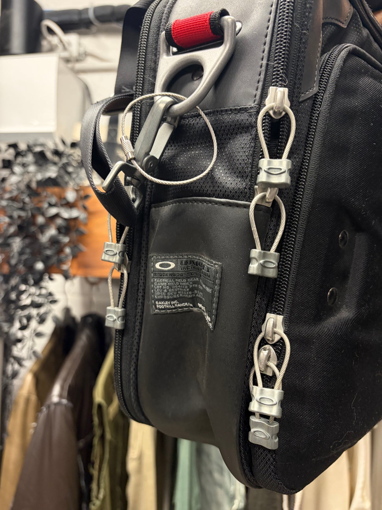 2000s Oakley ‘92606-001’ Technical Work-Briefcase Bag with Crossbody Strap