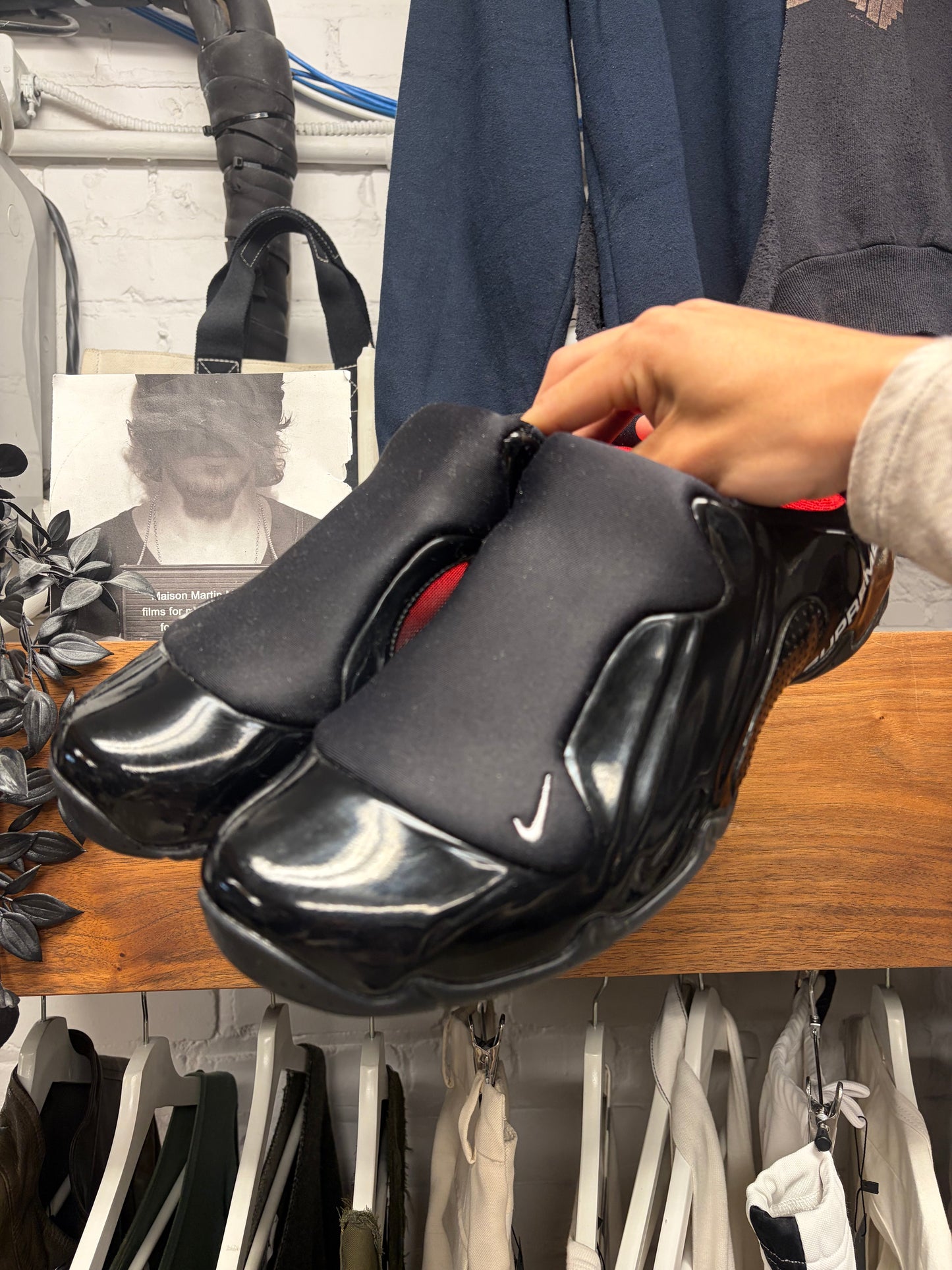 Supreme x Nike ‘Clogposite’ Black Slip on Sneakers