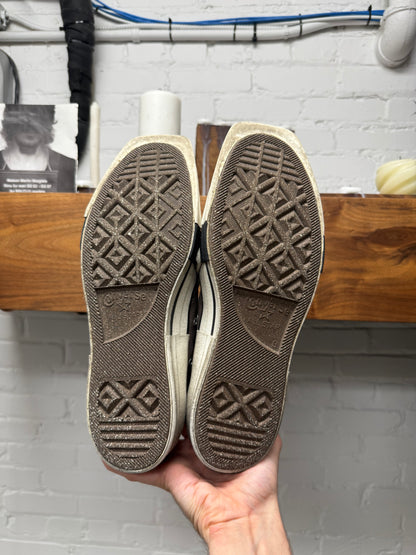 Rick Owens x Converse ‘TurboDRK’ Grey Canvas High Top Sneakers