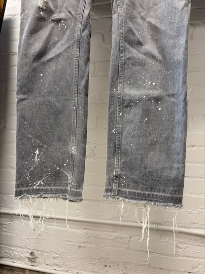 Helmut Lang ‘Classic Cut’ Painter Grey Released Hem Denim