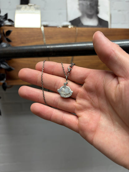 Vintage Christian Dior Silver Necklace