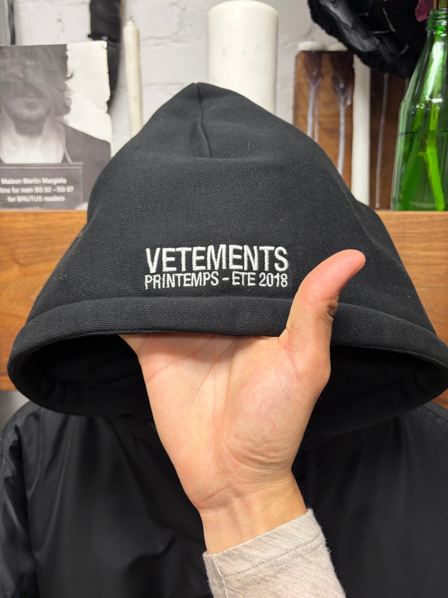 SS2018 Vetements x Alpha Industries Reversible ‘Emoji’ Oversized Hooded Bomber Jacket