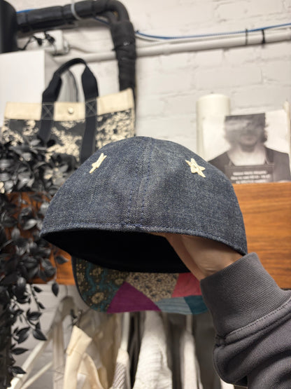 Kapital 10.5oz ‘Star’ Raw Blue Denim Fitted Hat