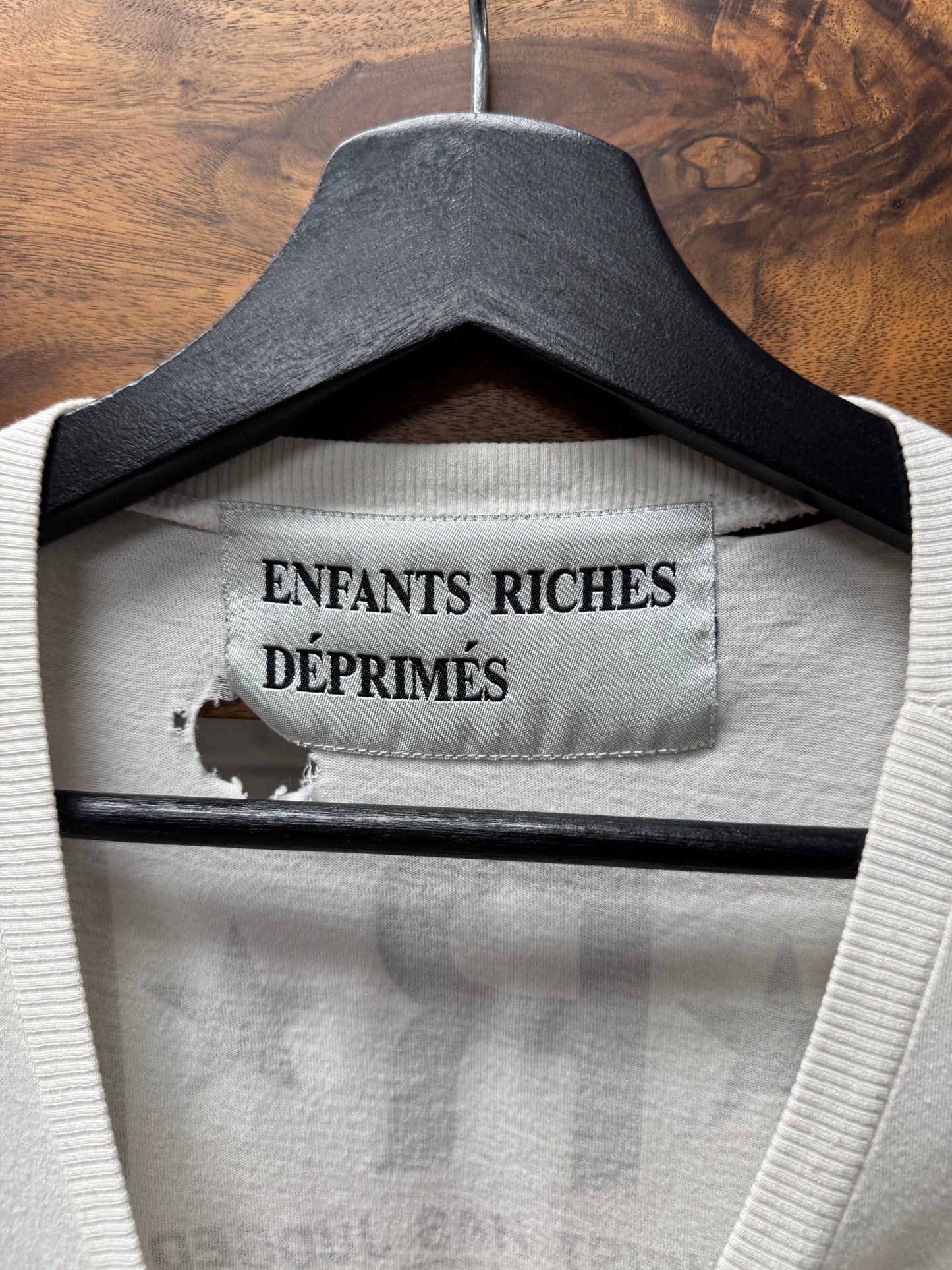 Enfants Riche Deprimes ‘Dieu’ Distressed Tank Top