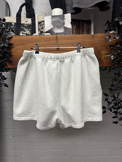Chrome Hearts ‘Cemetery’ Leather Cross Patch Sweat Shorts