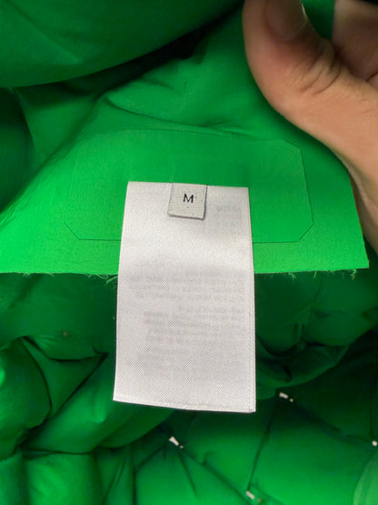 Bottega Veneta ‘Intrecciato Woven’ Signature Green Quilted Puffer Vest