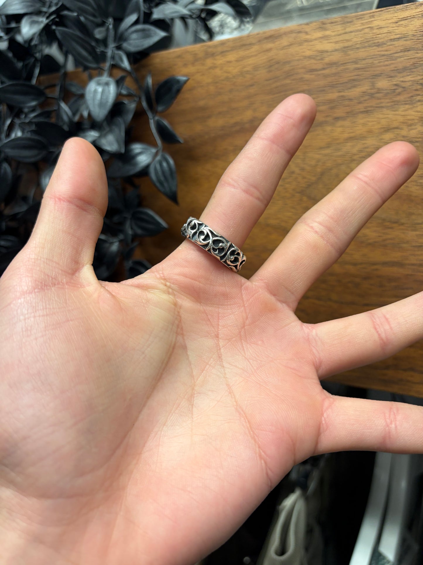 Chrome Hearts ‘Eternity Vine’ 925 Silver Ring
