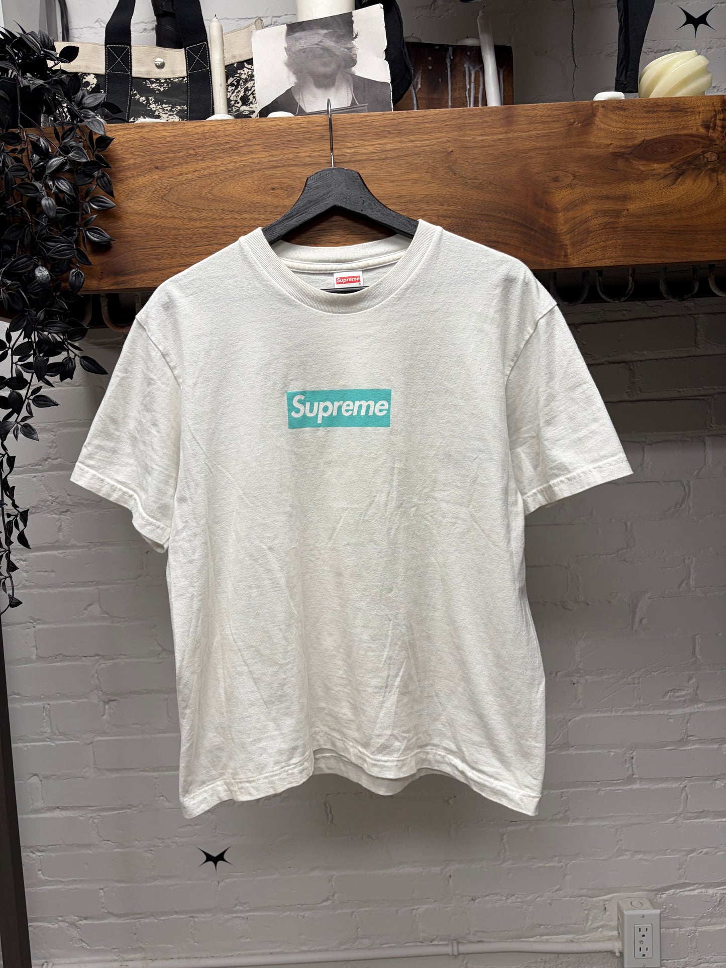 AW2021 Supreme x Tiffany & Co. Box Logo T-Shirt