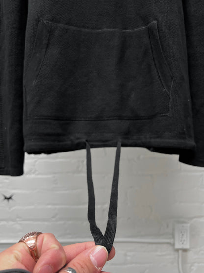 Helmut Lang Black Thermal ‘Bondage’ Hoodie