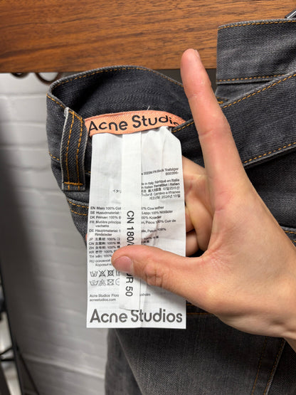 2023 Acne Studios ‘Super Baggy’  Paint Splattered Denim