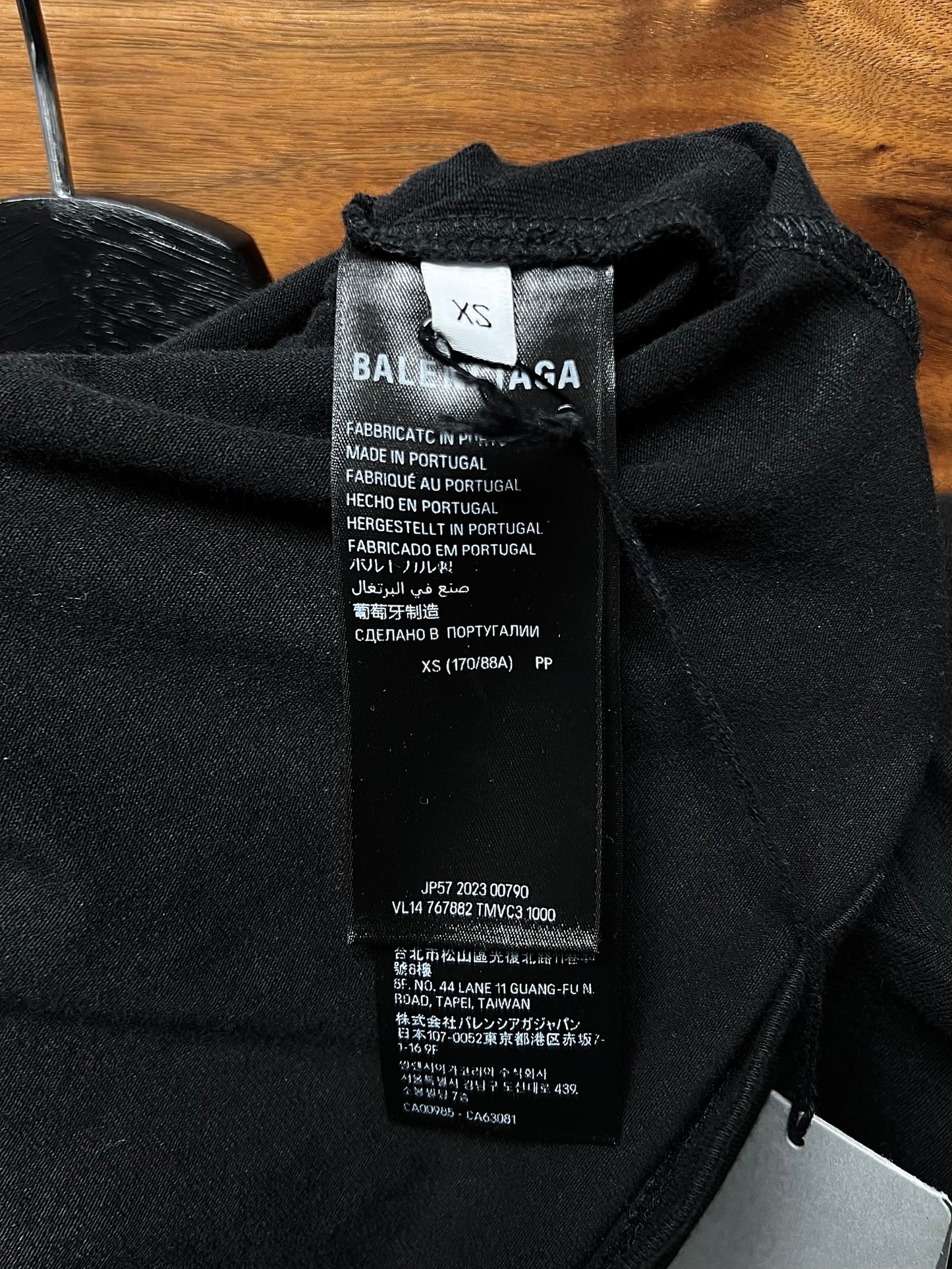 2023 Balenciaga ‘Padded Shoulder’ Mock Neck Long Sleeve Shirt