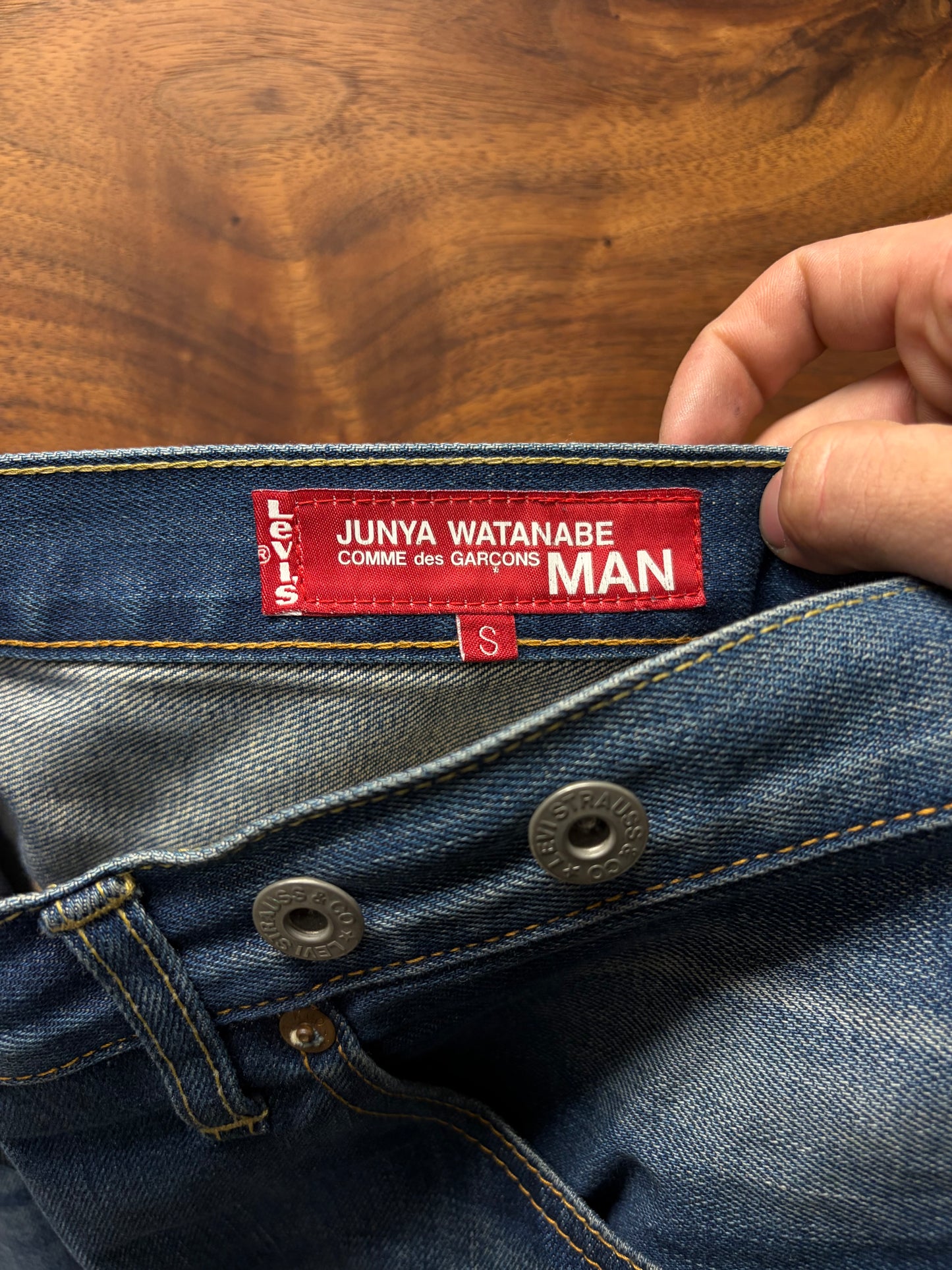 2012 Junya Watanabe x Levi’s Panelled Double Knee Carpenter Denim