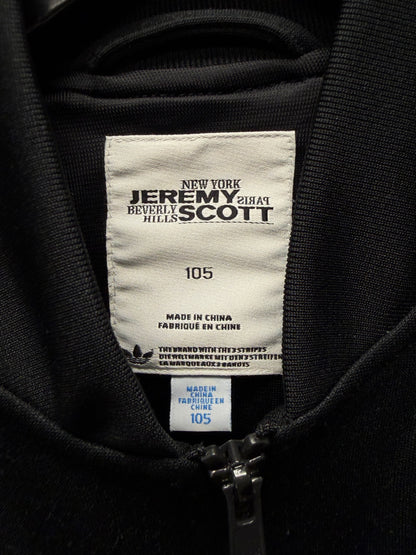 Jeremy Scott x Adidas ‘Muscle’ 3D Black/White Striped Track Jacket