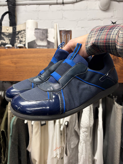 Vintage Miu Miu Men’s Blue Sporty  Low Top Sneakers