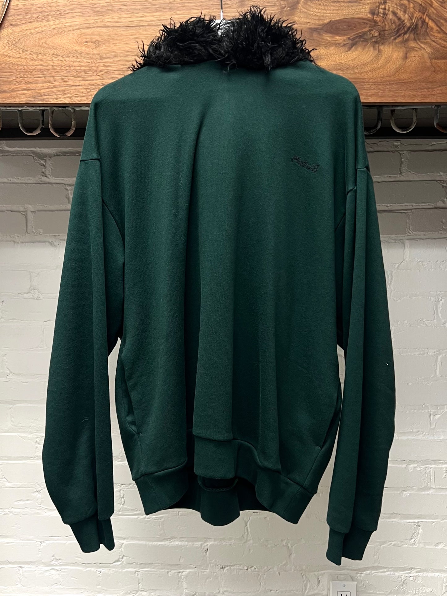 Marni Fuzzy Hood Green Hoodie