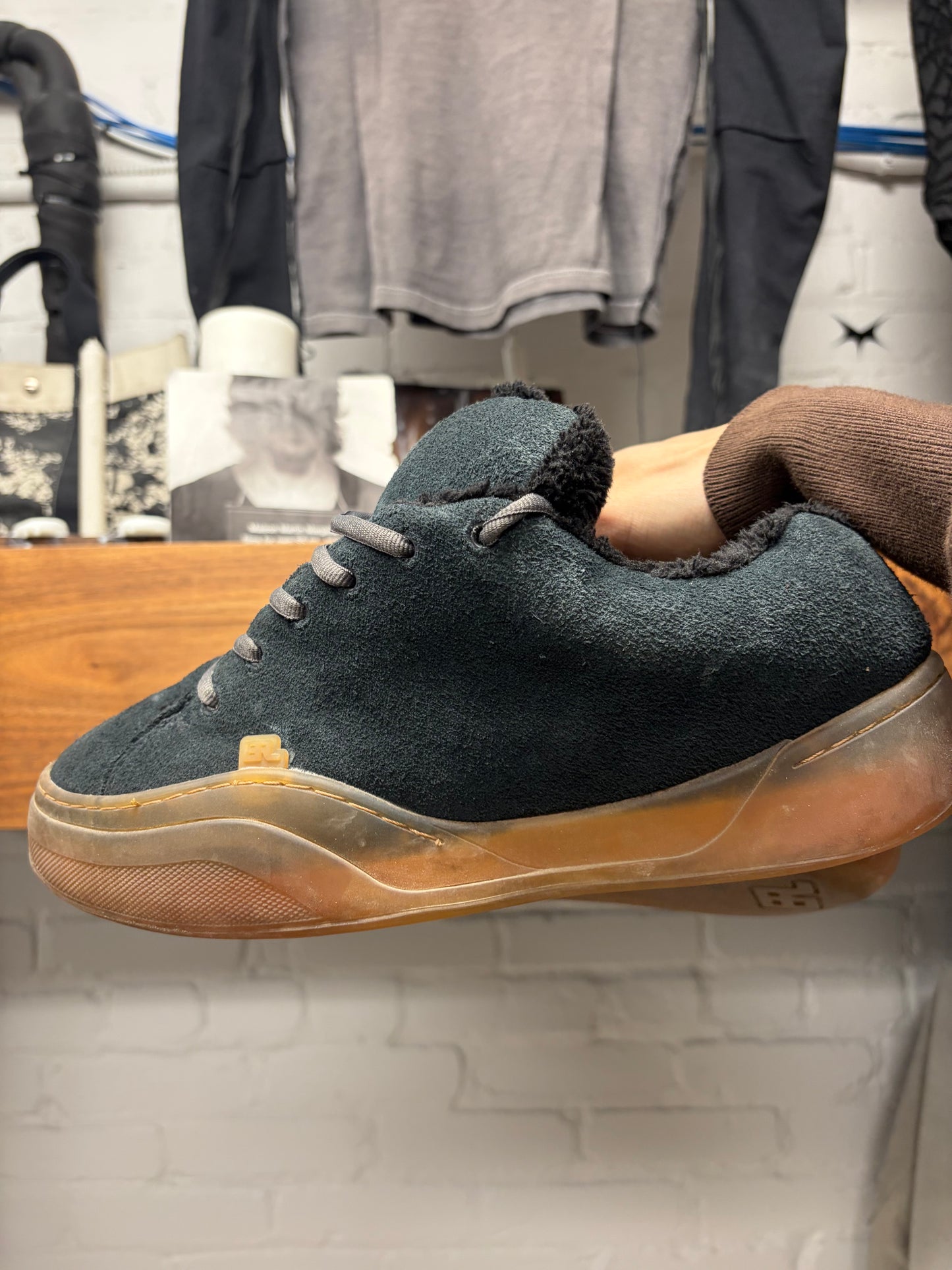 ERL ‘Black Vamp’ Oversized Skate Sneakers