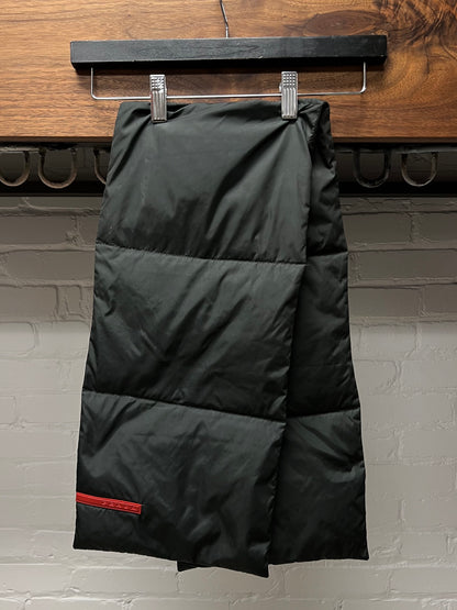 2000s Prada Sport Down Fill Padded Scarf