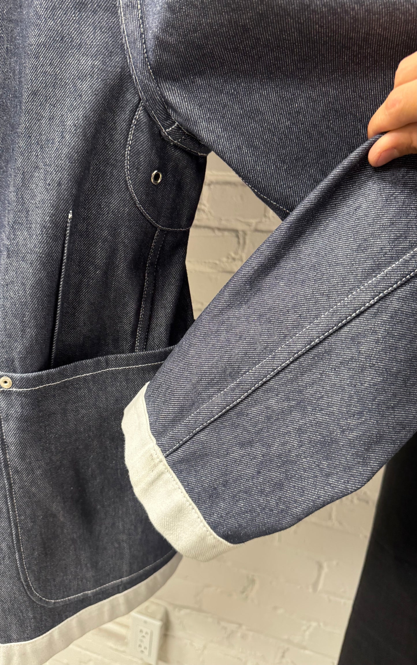 SS2018 Maison Margiela Reversible Denim Chore Coat