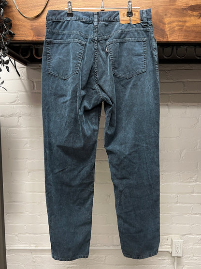 Cav Empt Overdyed Blue Corduroy Pants