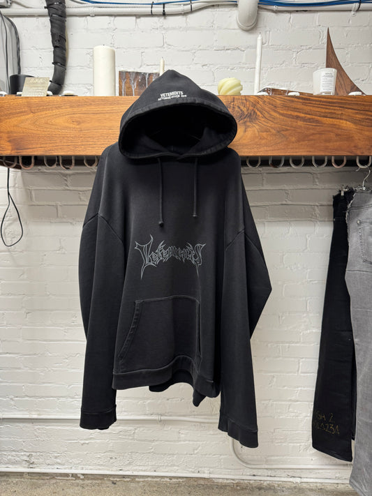 AW2016 Vetements ‘Metal’ OG Logo Oversized Hoodie