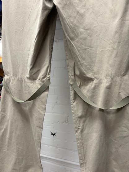 SS2000 Helmut Lang 3D Cargo Pocket Tan Brown Utilitarian Pants