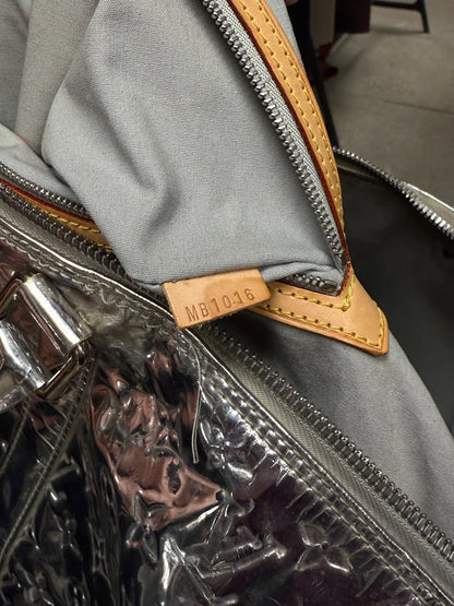 Louis Vuitton by Virgil Abloh ‘Keepall 55’ Silver Coated Duffle Bag