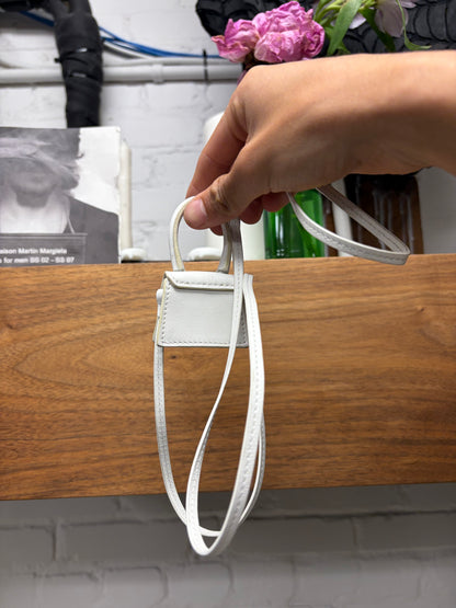 Jacquemus ‘Le Petit Chiquito’ Nano Mini White Leather Bag