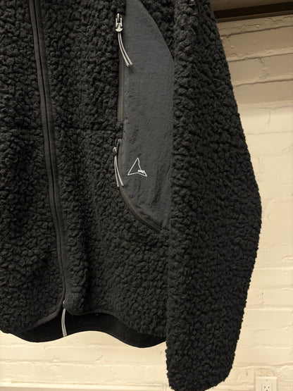 R.O.A. Black Polar Fleece Hoodie