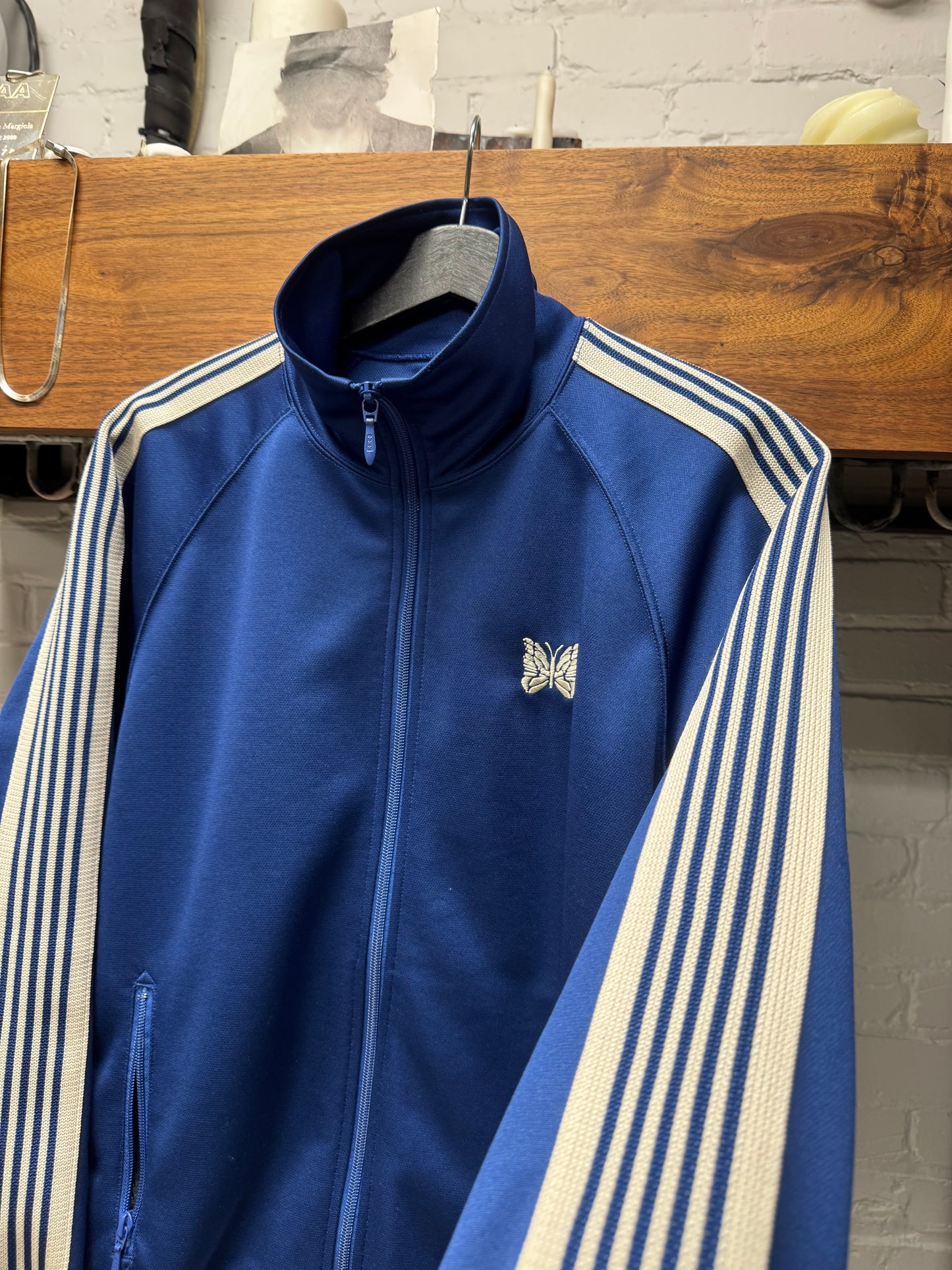 Needles Blue/White Striped Track Jacket