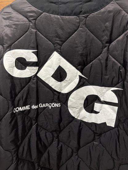 Comme Des Garçons Quilted Black Deck Jacket Liner