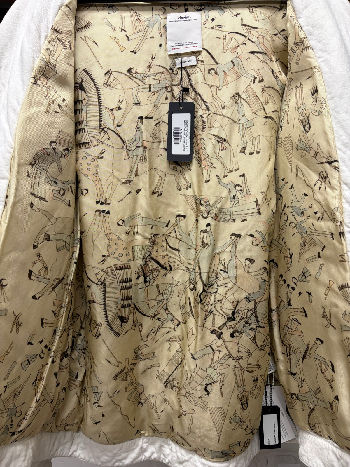 Visvim ‘Perfectly Harmonized’ White Cotton Coaches Jacket