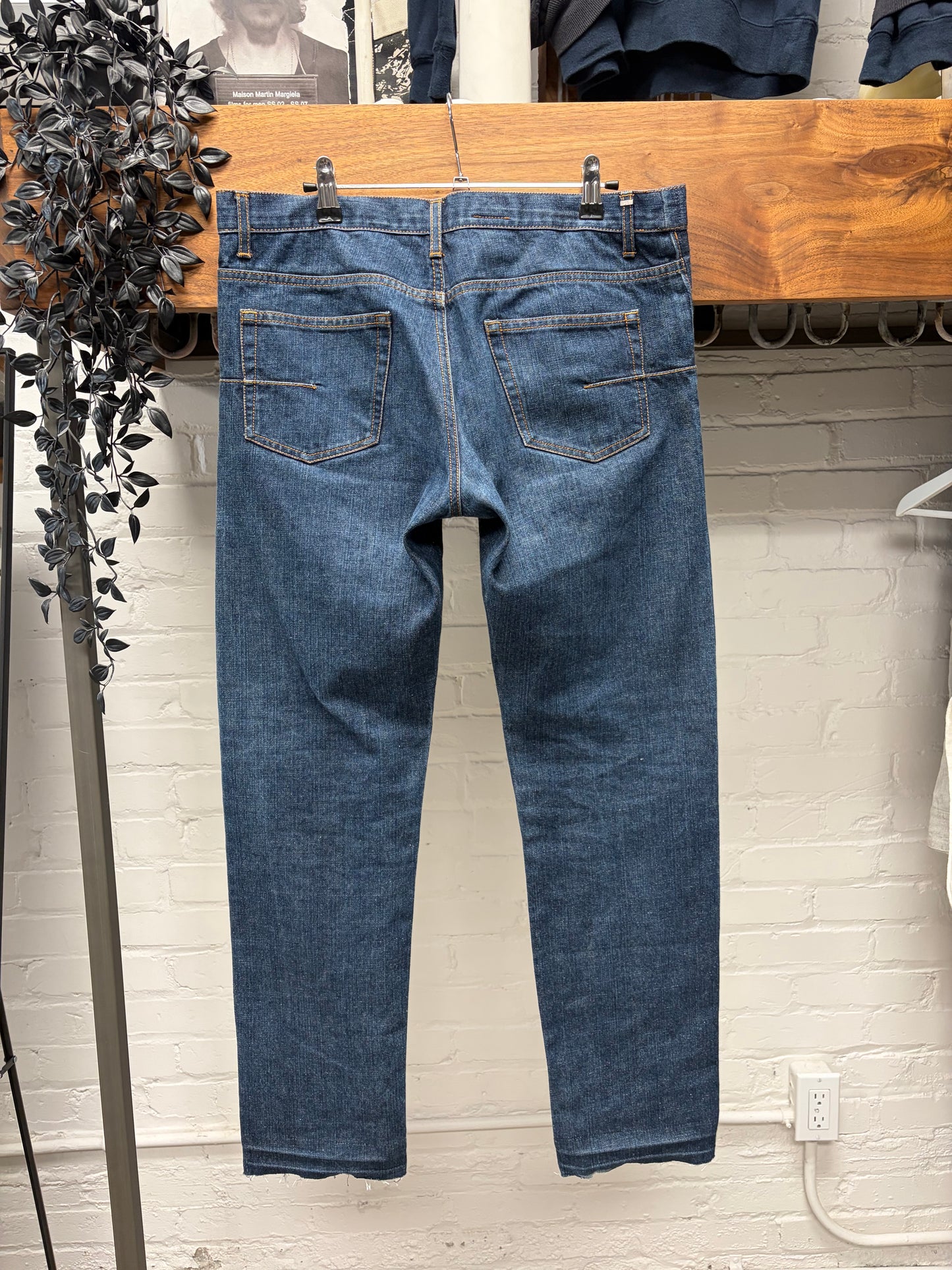 Dior Homme Classic Blue Washed Skinny Jeans