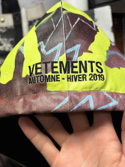 AW2019 Vetements x Alpha Industries ‘Racing’ Moto Patched Bomber Jacket