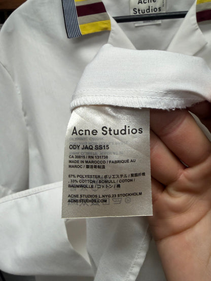 SS2015 Acne Studios Striped Collar ‘Ody’ Bowling Shirt