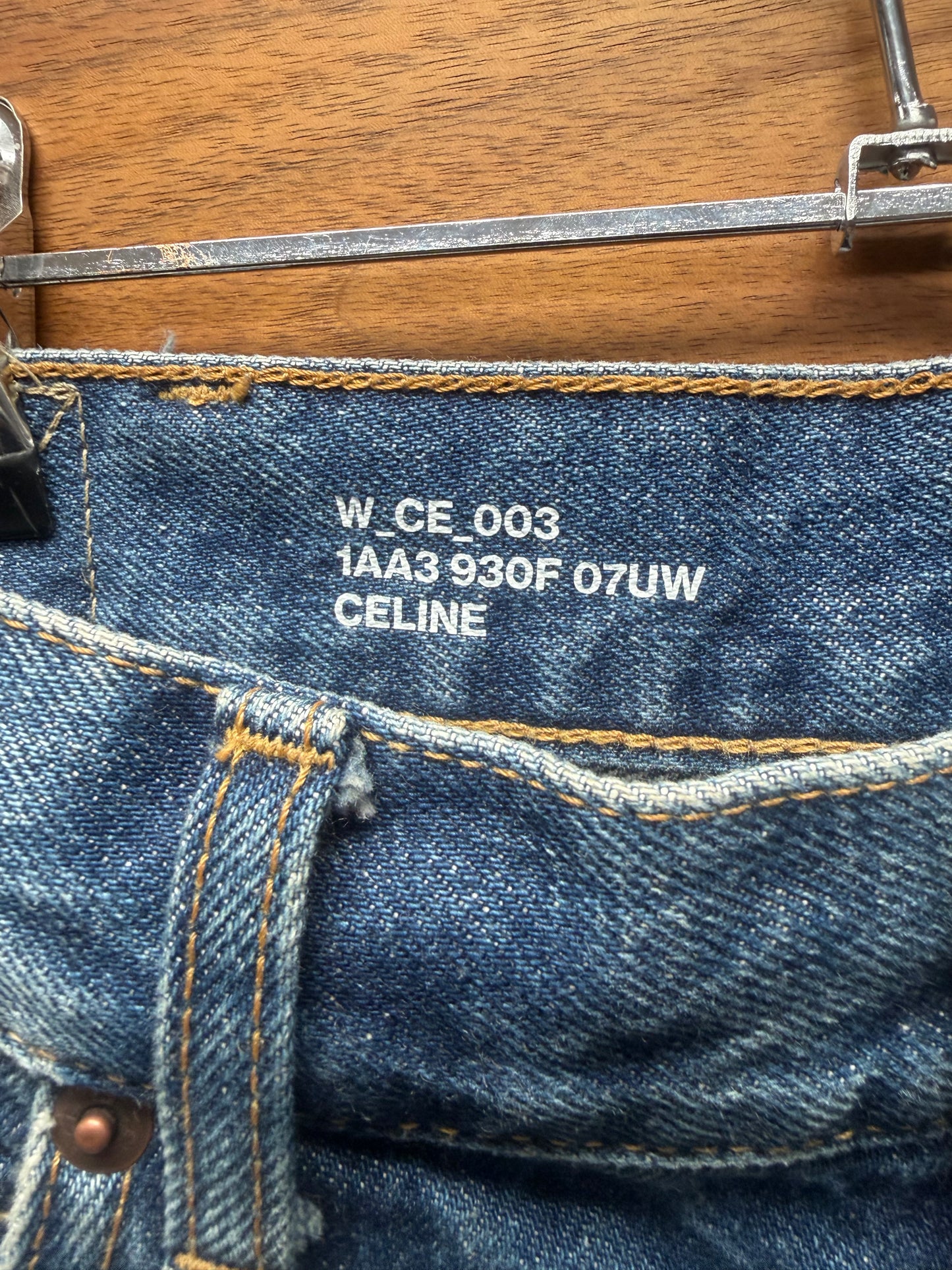 Celine ‘1AA3’ Washed Blue Skinny Jeans
